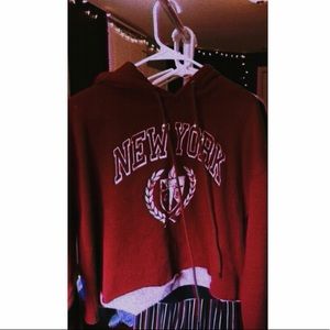 Wild fable crop top hoodie